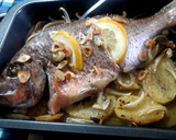 Foto del paso 6 de la receta: Pargo al horno con patatas panaderas