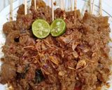 Foto langkah ke 6 dari resep Sate kikil bumbu kacang.