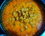 A picture of step 5 of Gatte ki subji.