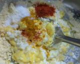 A picture of step 2 of Cheese khandvi.
