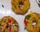 A picture of step 1 of Sabudana vada with a veggie twist.