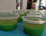 Foto langkah ke 5 dari resep Puding Buah Kaca Melon.