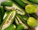 Foto del paso 1 de la receta: Chile de aceite verde