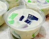 Cara Membuat 425 Pandan Taro Coconut Dessert 6