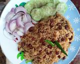 A picture of step 5 of Rajma khichdi.