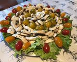 Une image de l'étape 8 de Salade de champignons et courgettes aux tomates cerises tricolores.