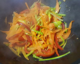 Foto del paso 3 de la receta: Seitán con verduras en salsa terayaki