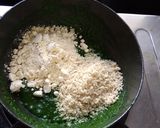 A picture of step 1 of Paneer stuffed Spinach Kofta Curry.
