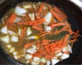沙茶咖哩牛肉炒烏龍麵的食譜步驟4照片