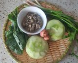 Hình bước làm 1 của món Su hào xào cần tỏi