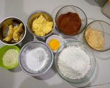 Foto langkah ke 1 dari resep Palm Cheese Cookies.