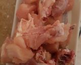 A picture of step 1 of Dal chicken # Eid kay pkwan.
