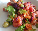 Foto del paso 5 de la receta: Ensalada de Tomate, Col roja (Lombarda) y Zanahorias