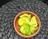 A picture of step 1 of Avocado sauce _dip.