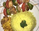 A picture of step 16 of Chicken Shashlik with Garlic Rice.