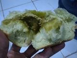 Roti popice melon filling matcha