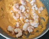 A picture of step 14 of Prawn curry.