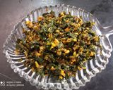 मुळयाच्या पानाची भाजी (mulyachya panachi bhaji recipe in marathi) रेसिपी स्टेप 6 फोटो 