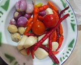 Foto langkah ke 1 dari resep Tahu terong santan pedas.