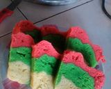 Foto langkah ke 7 dari resep Bolu kukus pelangi🌈.