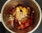 A picture of step 3 of Goan Shark Fish curry.