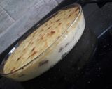 صورة لخطوة 4 من وصفة غراتان البطاطا بكريمة الجبن واللحم المفروم