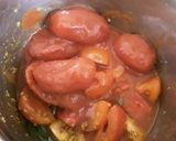 A picture of step 2 of Sig's Store Cupboard Curry.
