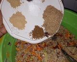 A picture of step 9 of Dashishi (Arabian food using wheat).