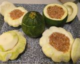 Töltött patiszon és gömbcukkini recept fázis 4 fotója