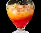 A picture of step 6 of MANGO & PINEAPPLE SANZ aur SAWERA MOCKTAIL.