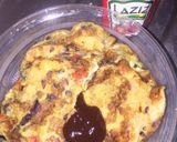 A picture of step 2 of Simple bread omelette.