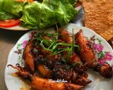 Hình bước làm 3 của món Mực Chiên Nước Mắm