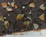 A picture of step 10 of Khoya Chocolate Barfi.