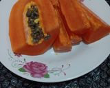 Foto langkah ke 2 dari resep Pepaya coklat.