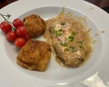 A picture of step 5 of Simple Chicken Cordon Bleu.