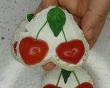 عکس مرحله 5 از دستور قلبهای خوشمزه با گوجه گیلاسی 🍅🍞