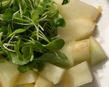 Foto del paso 2 de la receta: Ensalada de melón, con rúcula y jamón