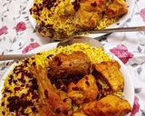 عکس مرحله 3 از دستور پلو زرشک و زیره با گوشت بوقلمون زعفرانی🍗🍗🍗🍗
