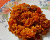 Foto del paso 7 de la receta: Arroz al horno con setas y chorizo