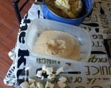 Foto del paso 5 de la receta: Bomba de papa al horno con el puré de cebolla y relleno de queso