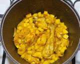 عکس مرحله 2 از دستور ته انداز مرغ و سیب زمینی😋