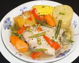 A picture of step 5 of Chicken Drumstick Cazuela.
