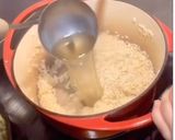 Une image de l'étape 6 de Risotto, Poulet et champignon.