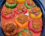 A picture of step 14 of Grandma's Spicy Stuffed Peppers.