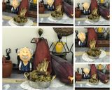 A picture of step 13 of Mocha'r (Banana Flower) Paturi.