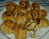 A picture of step 1 of Cinnamon Rolls with Caramel Sauce and Peanut Cinnamon Filling.