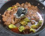 A picture of step 6 of Koyla karhai.