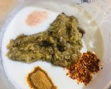 A picture of step 8 of 🌺HARA LEHSUN WITH BAIGUN KA BHARTA 🌺.