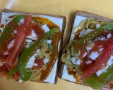 A picture of step 17 of Sunday Maggi Dhamaka Lunch #Maggipizza #Maggisizzler #MaggicabbageRolls #MaggiManchurian #MaggiSoup.