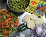 A picture of step 2 of Soya Veggies Stir Fry.